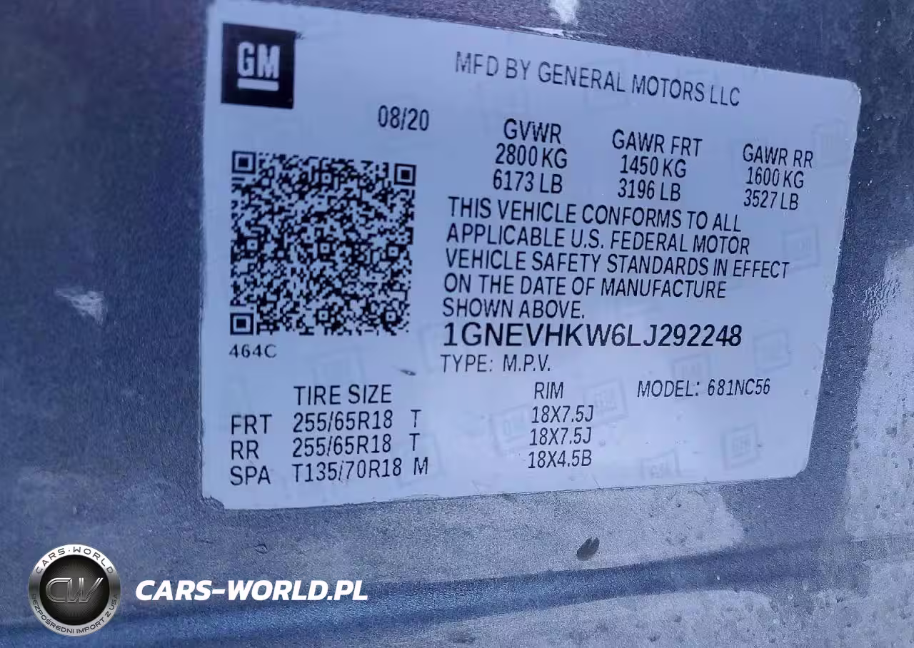 2020 Ch Traverse VIN:1GNEVHKW6LJ292248 - 13