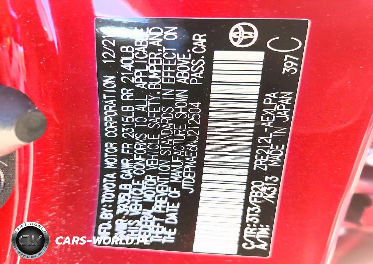 2022 Toyota Corolla Le VIN:JTDEPMAE6NJ212504 - 12