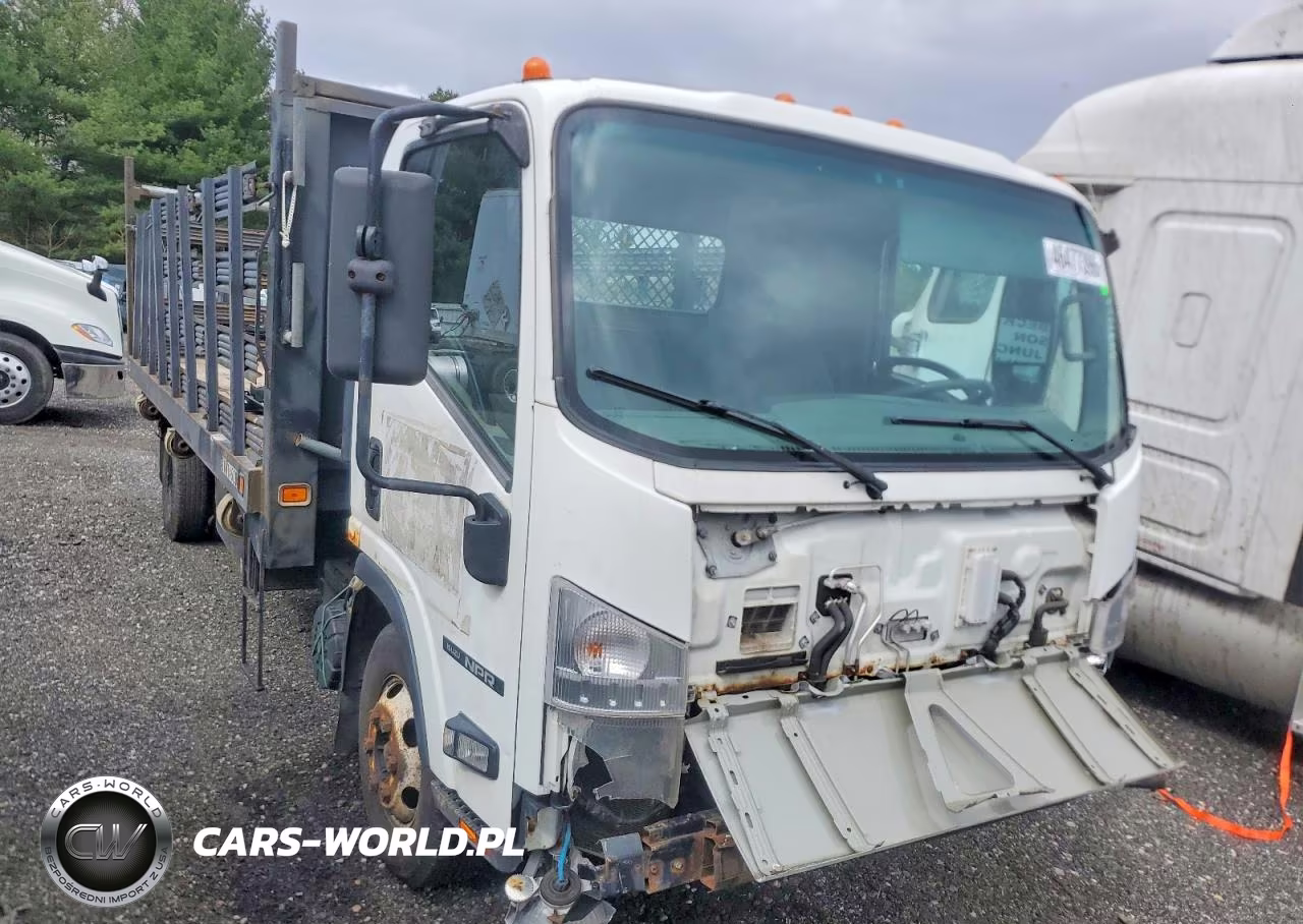 2014 Isuzu Npr Flatbed Truck VIN:54DB4W1B6ES802706 - 1