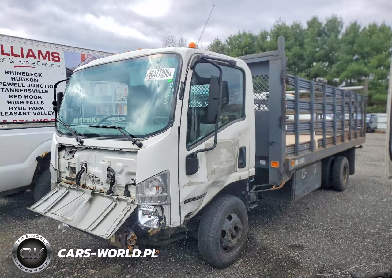2014 Isuzu Npr Flatbed Truck VIN:54DB4W1B6ES802706 - 2