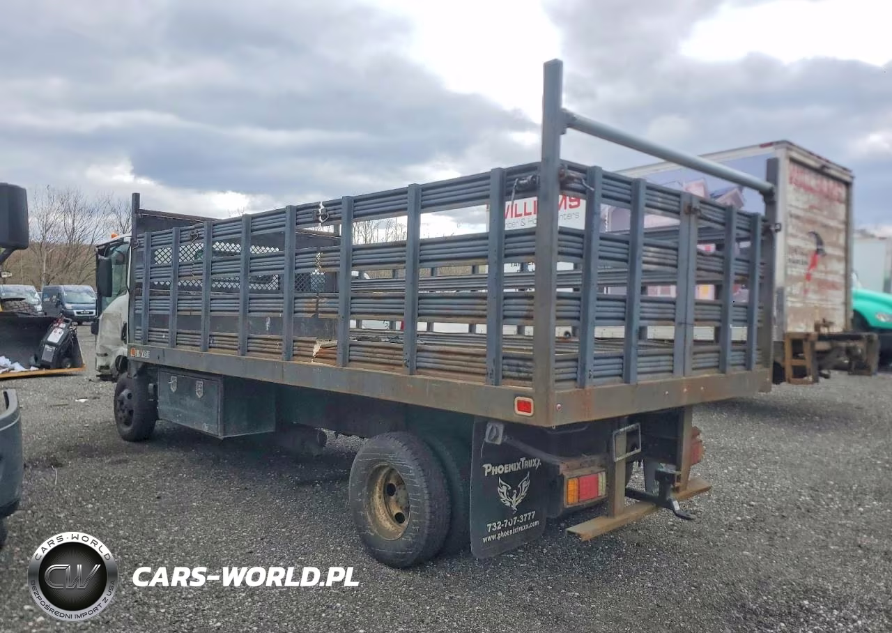 2014 Isuzu Npr Flatbed Truck VIN:54DB4W1B6ES802706 - 3