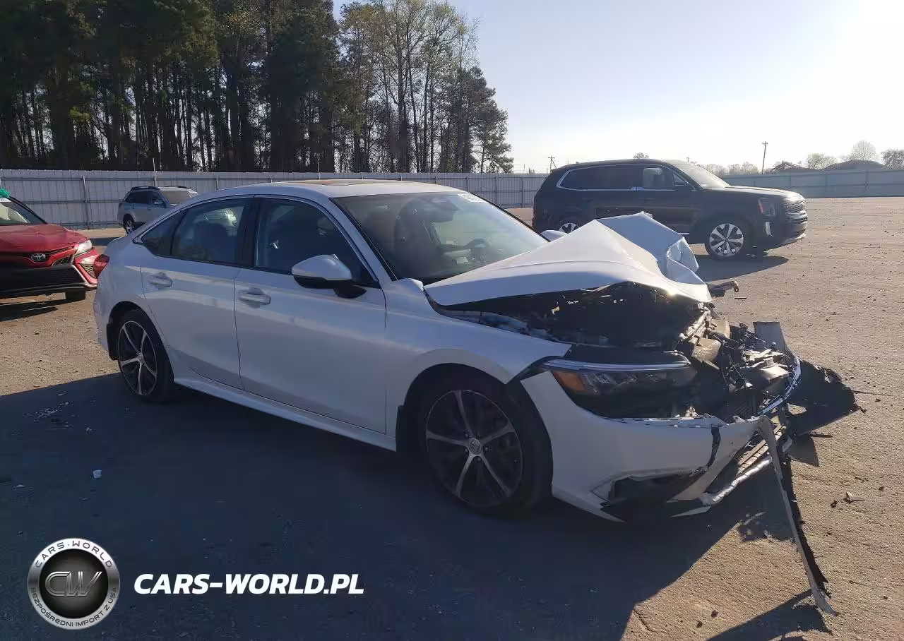 2022 Honda Civic Touring VIN:2HGFE1F9XNH327985 - 4