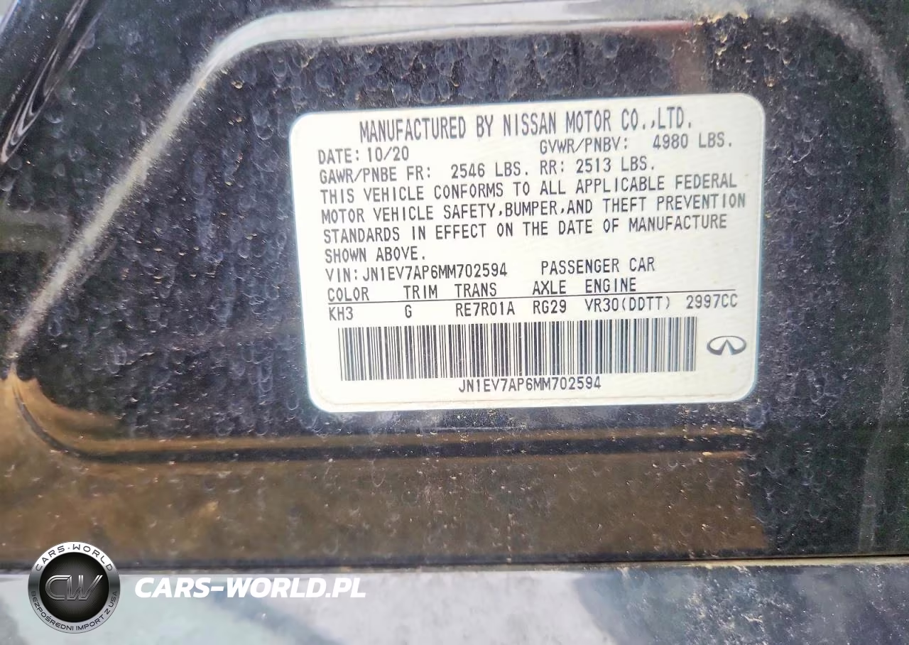 2021 Infiniti Q50 Pure VIN:JN1EV7AP6MM702594 - 12