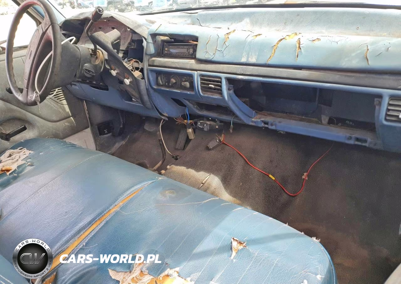 1997 Ford F350 Super Duty Flatbed Truck VIN:1FDKF38G3VEB08256 - 8