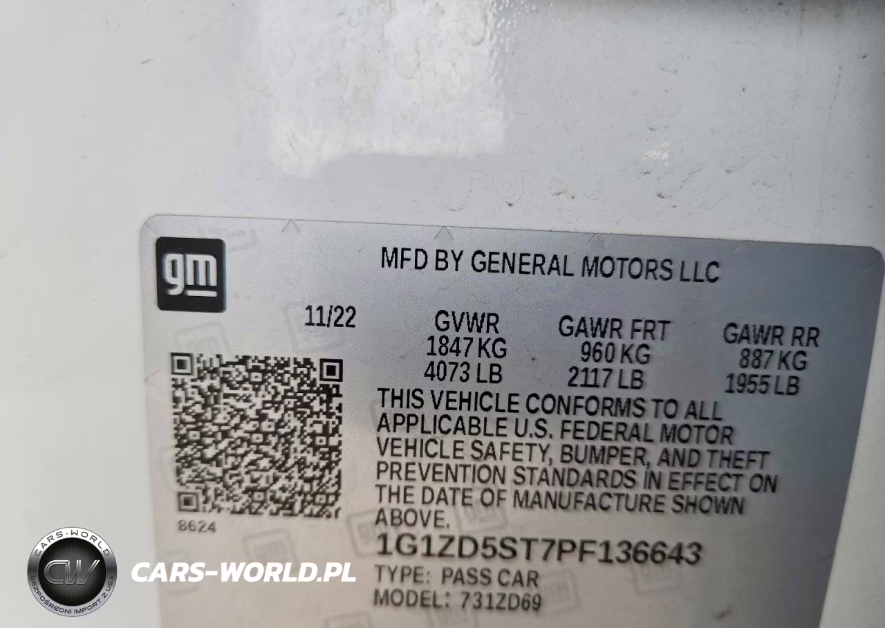 2023 Chevrolet Malibu Lt VIN:1G1ZD5ST7PF136643 - 12