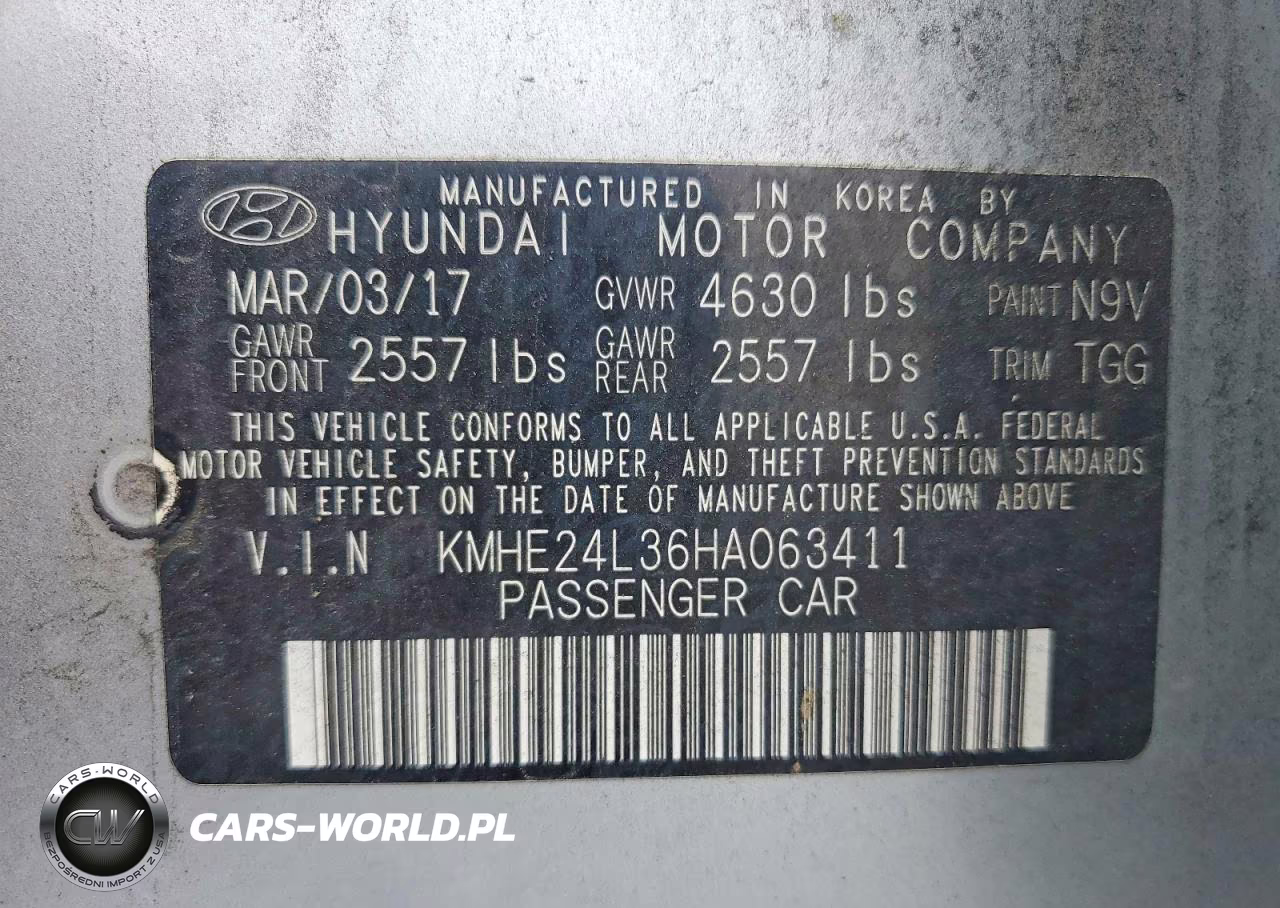 2017 Hyundai Sonata Hybrid Se VIN:KMHE24L36HA063411 - 12