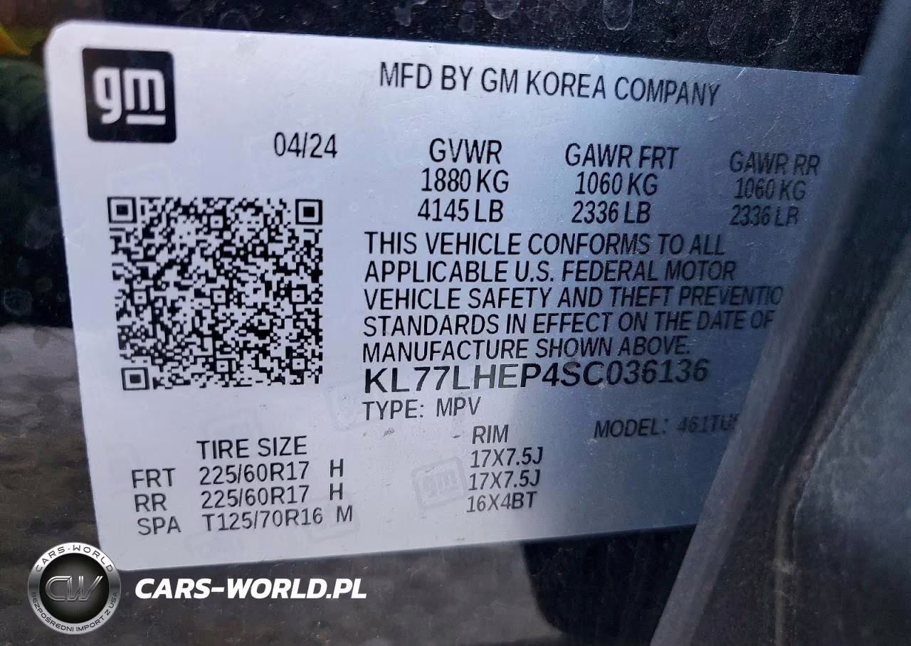 2025 Chev Trax 1Lt VIN:KL77LHEP4SC036136 - 13