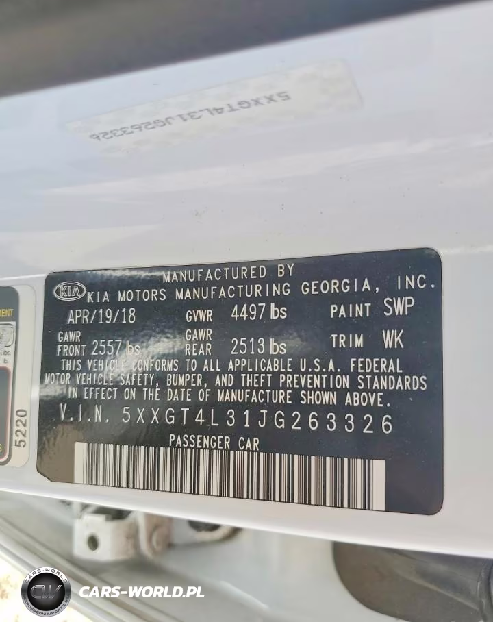 2018 Kia Optima Lx VIN:5XXGT4L31JG263326 - 12
