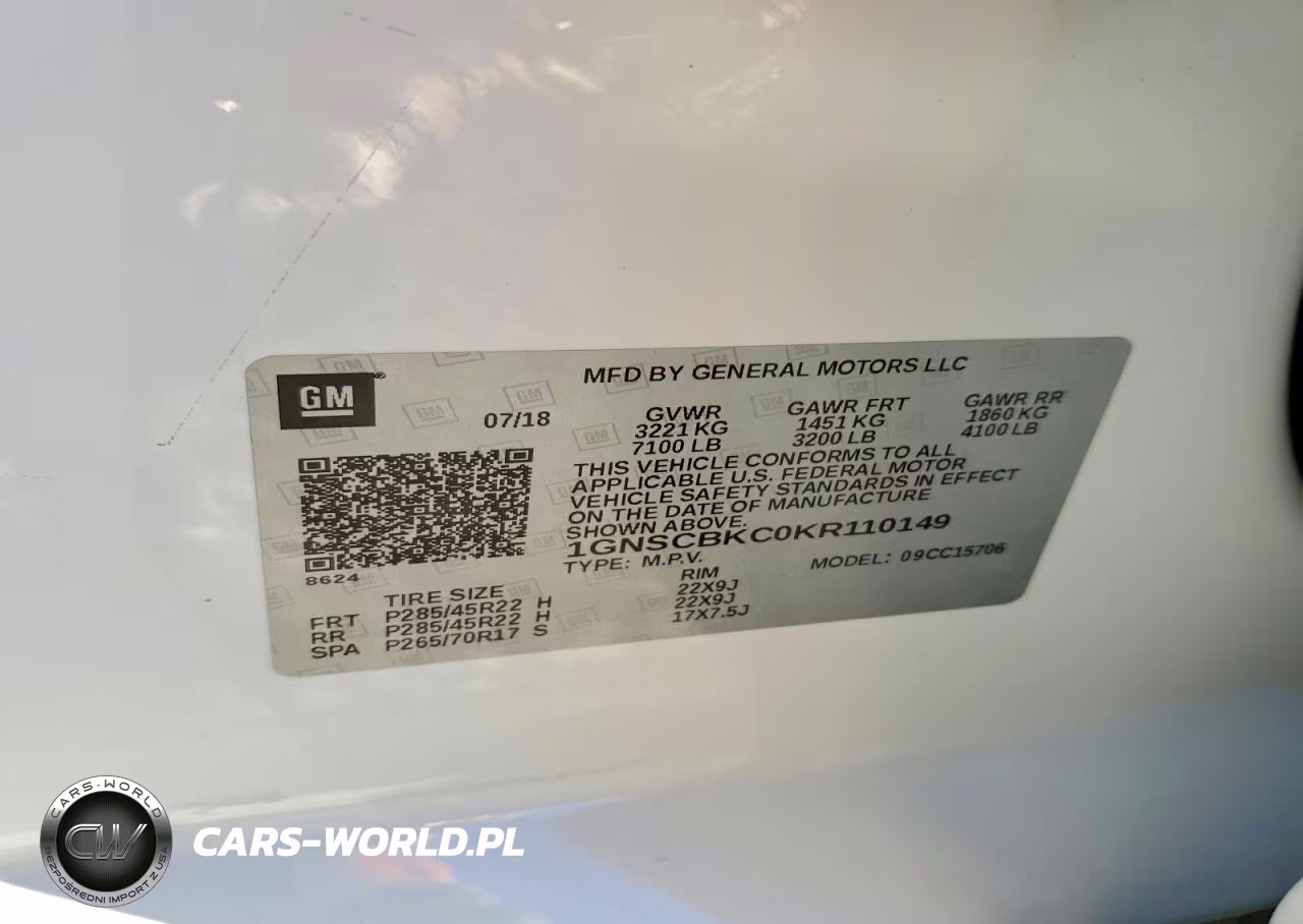 2019 Chevrolet Tahoe C1500 Lt VIN:1GNSCBKC0KR110149 - 14