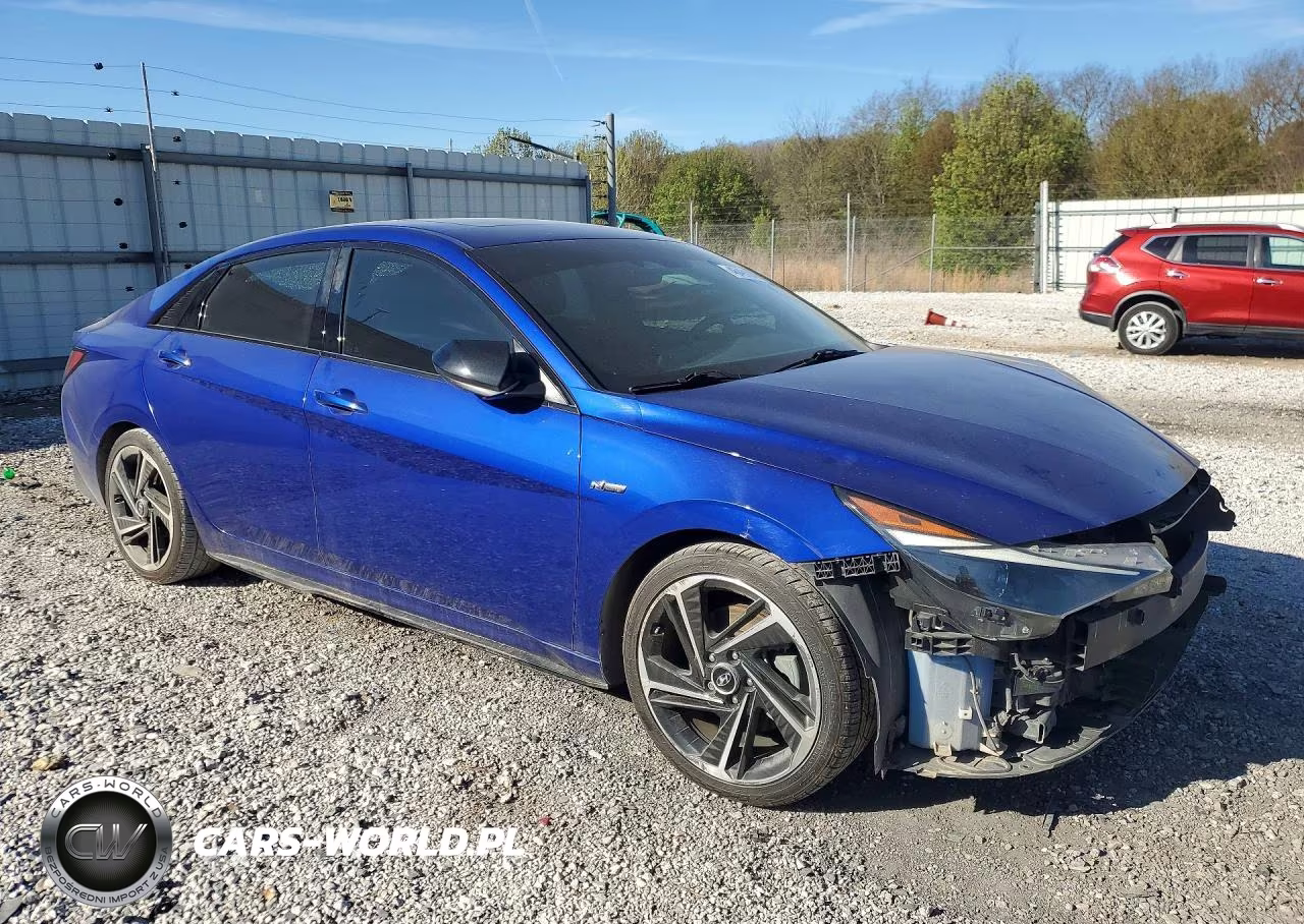 2021 Hyundai Elantra N Line VIN:KMHLR4AF2MU155513 - 4