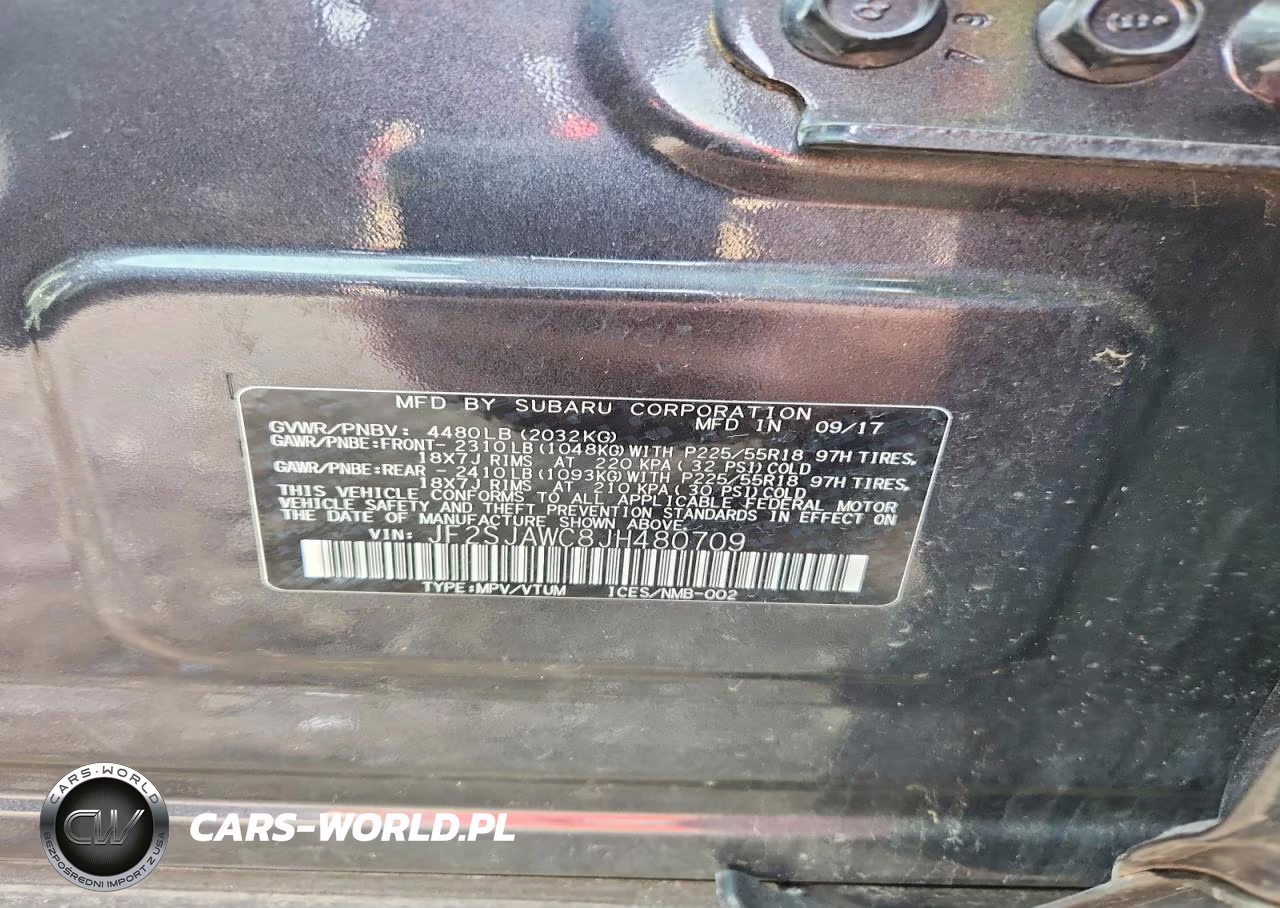 2018 Subaru Forester 2.5I Touring VIN:JF2SJAWC8JH480709 - 12