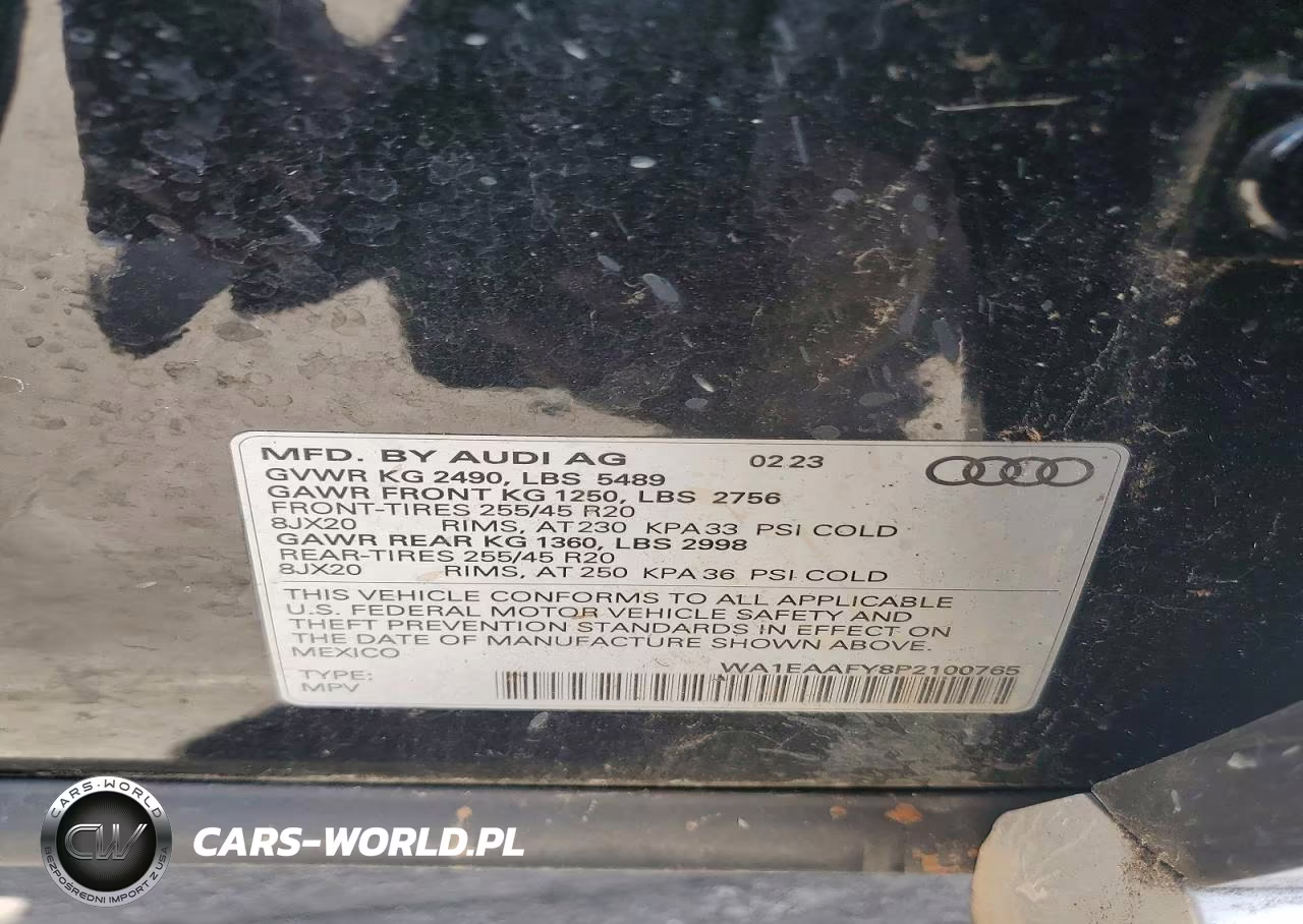 2023 Audi Q5 Premium Plus 45 VIN:WA1EAAFY8P2100765 - 13