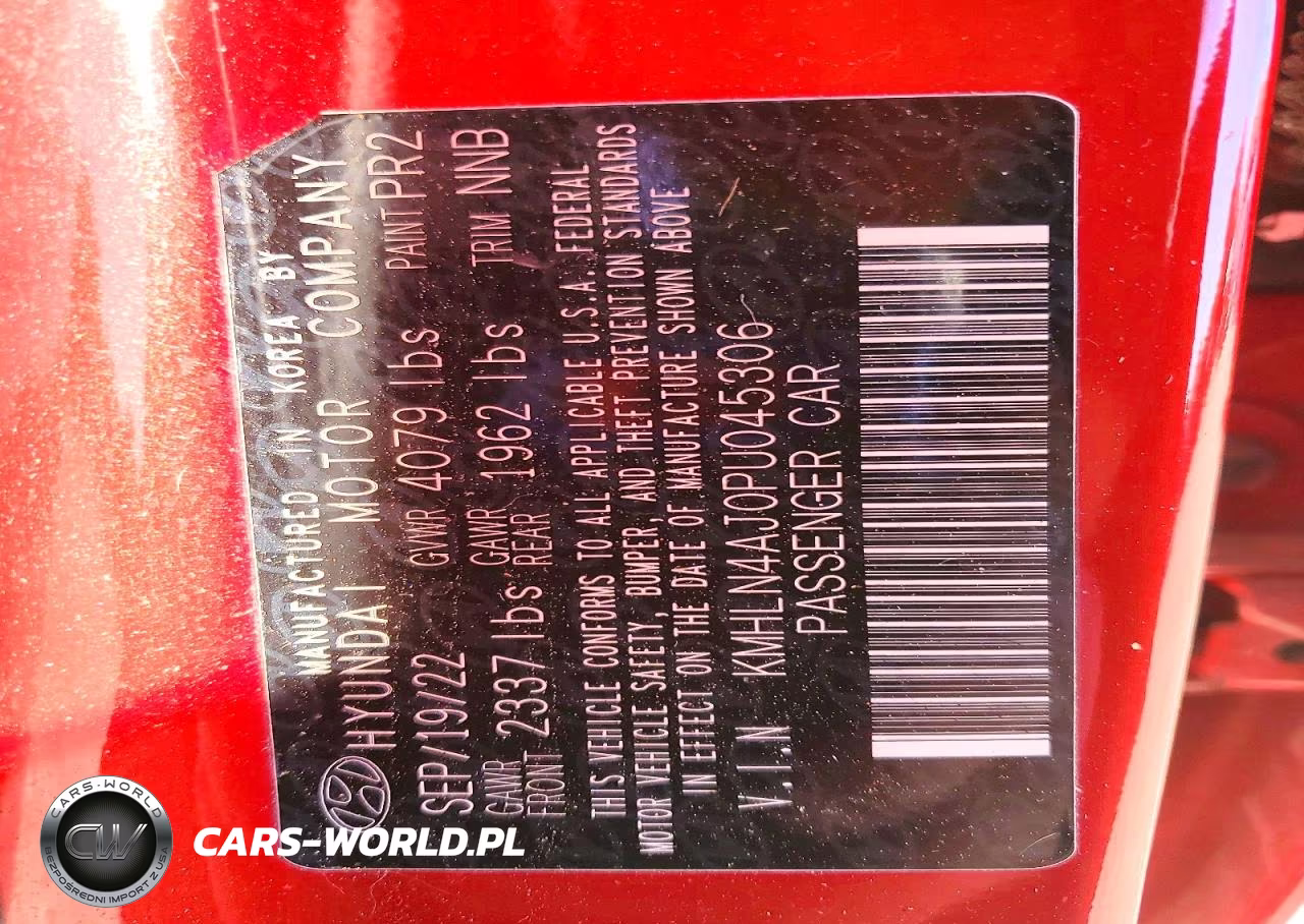 2023 Hyundai Elantra Hybrid Limited VIN:KMHLN4AJ0PU045306 - 13