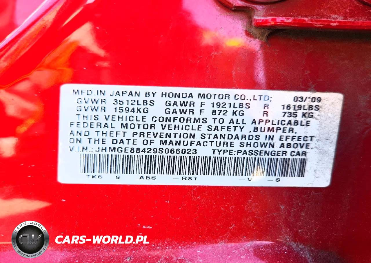 2009 Honda Fit Sport VIN:JHMGE88429S066023 - 12