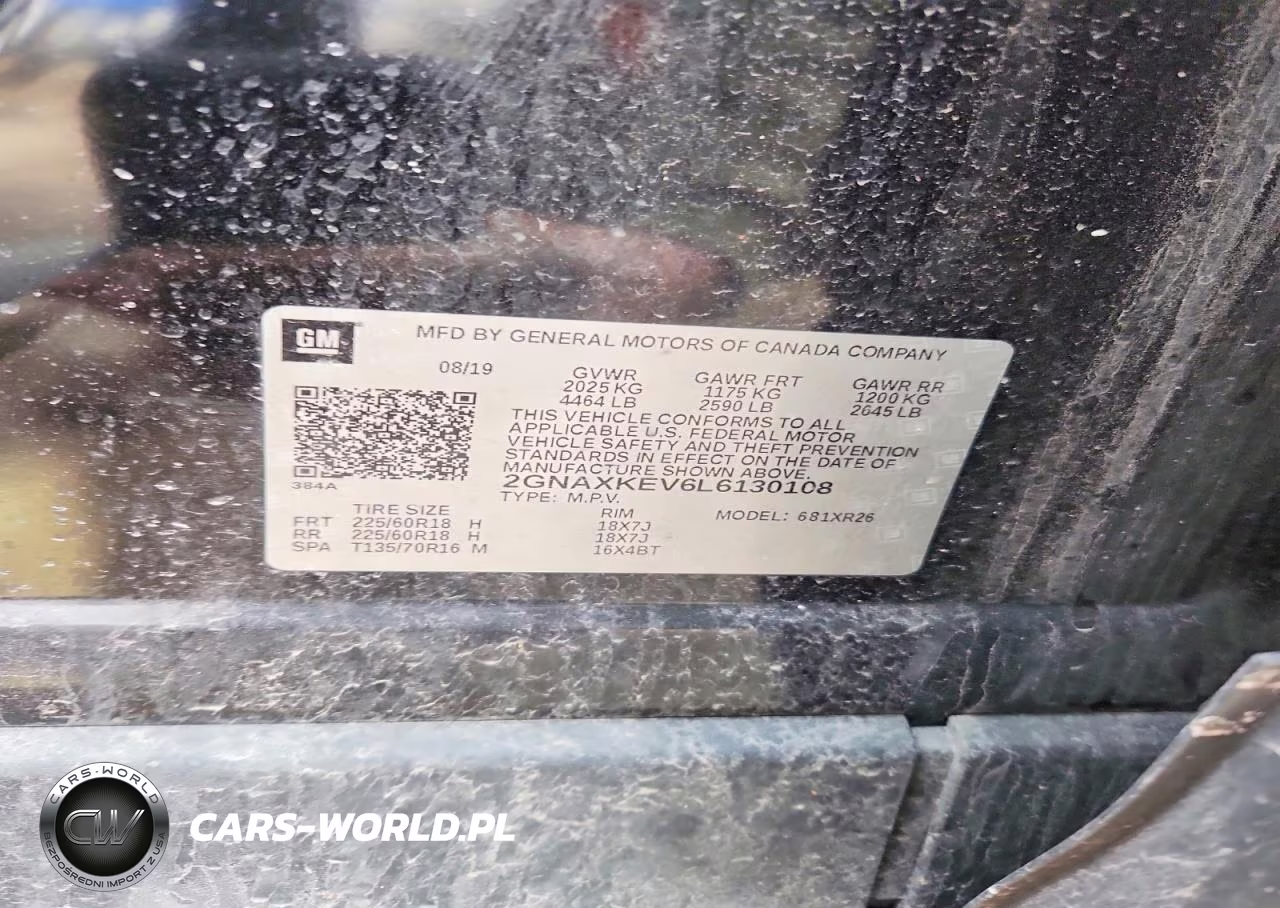 2020 Chevrolet Equinox Lt VIN:2GNAXKEV6L6130108 - 13