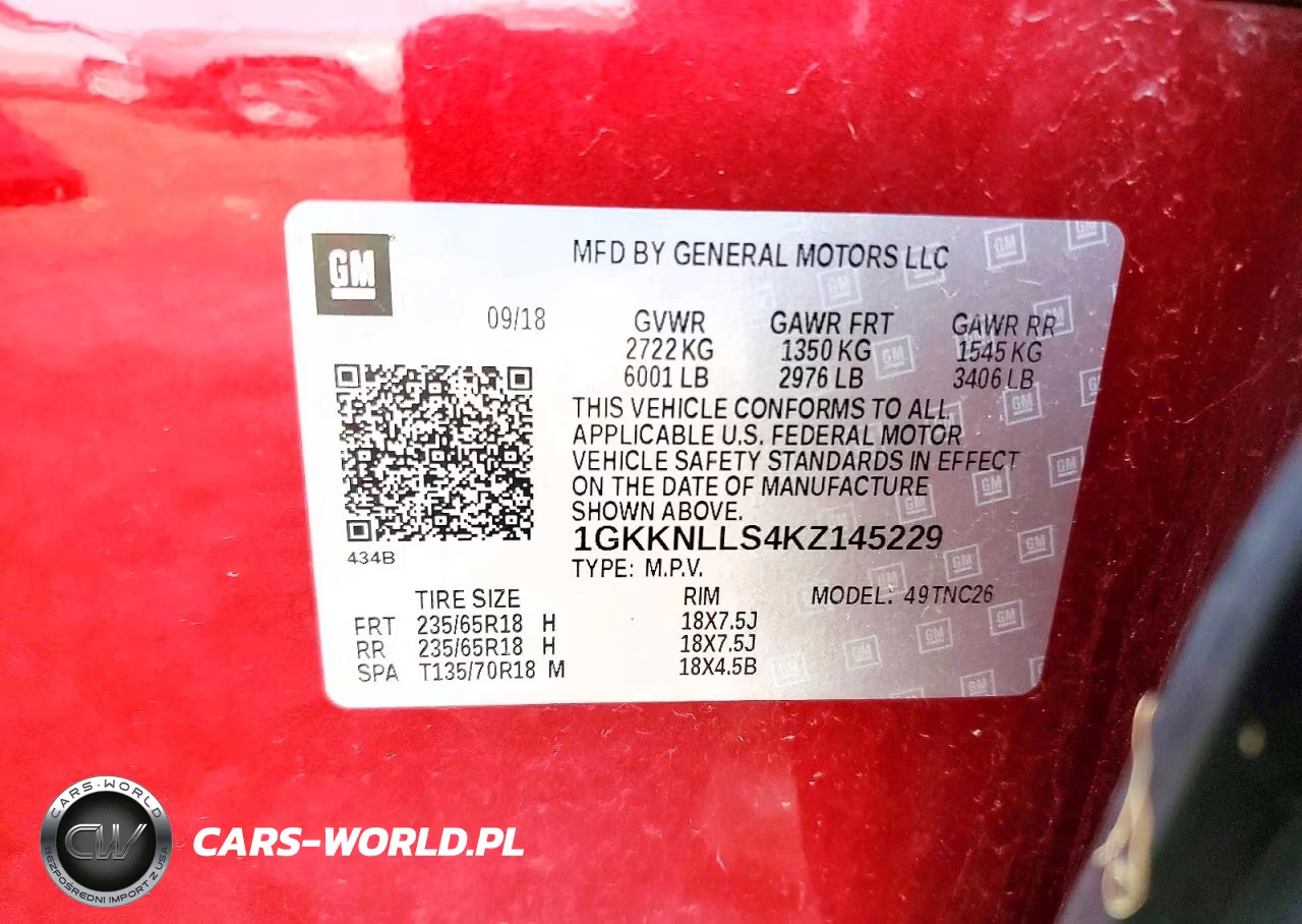 2019 GMC Acadia Sle VIN:1GKKNLLS4KZ145229 - 13