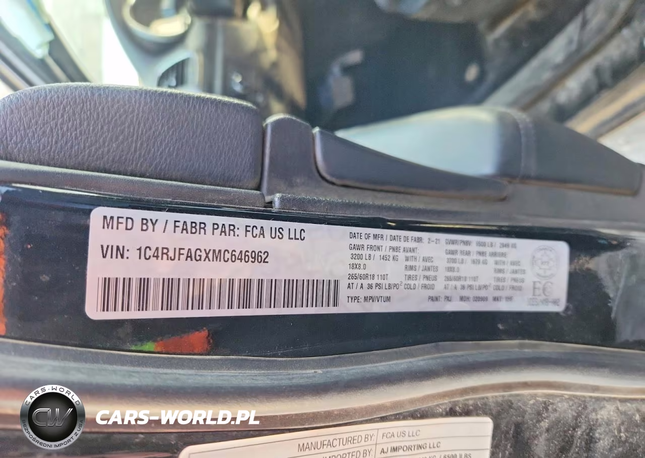 2021 Jeep Grand Cherokee Laredo VIN:1C4RJFAGXMC646962 - 13