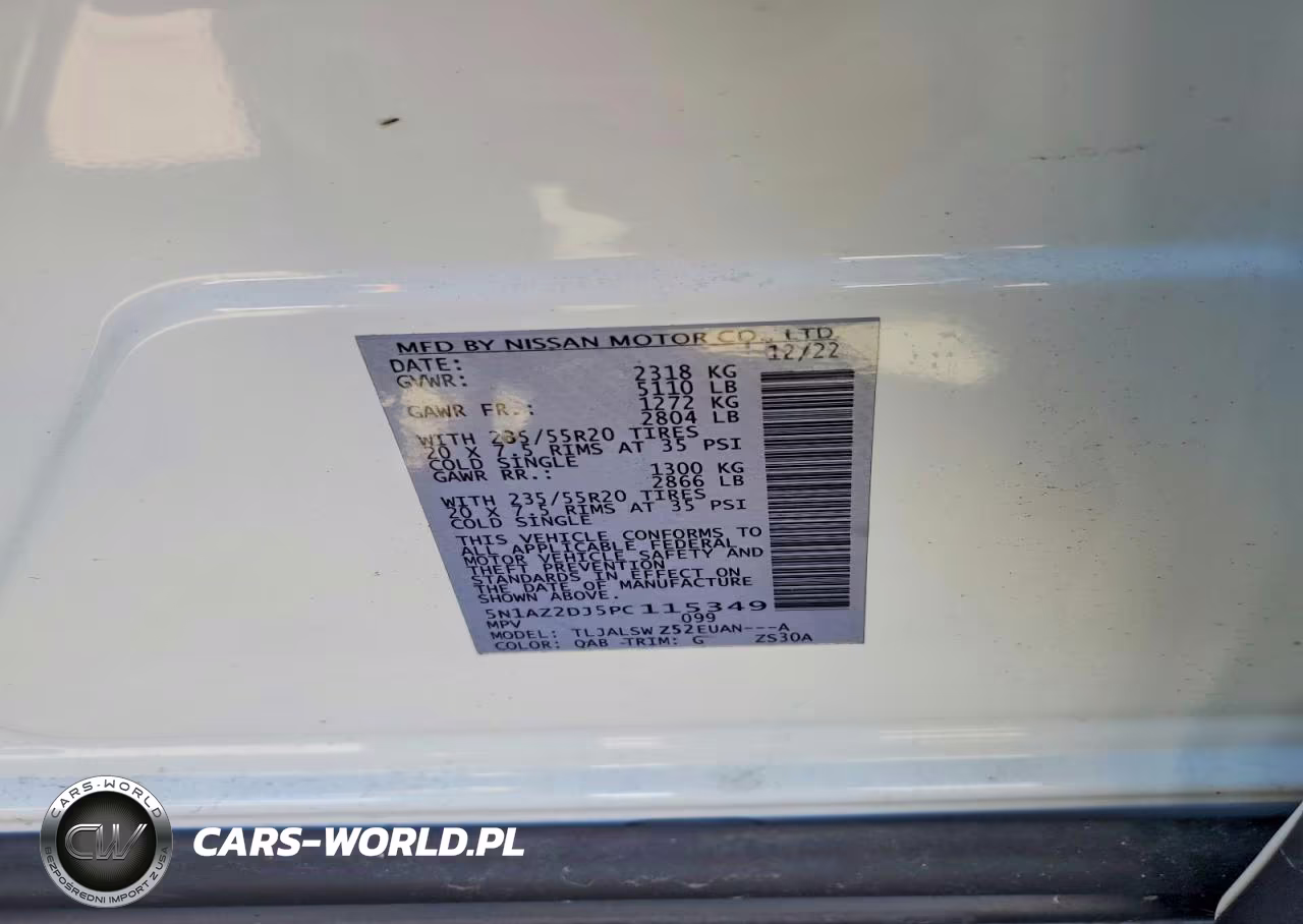 2023 Nissan Murano Platinum VIN:5N1AZ2DJ5PC115349 - 12