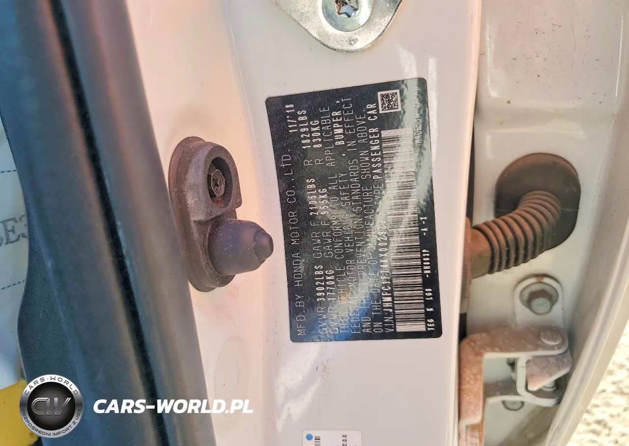 2019 Honda Civic VIN:JHMFC1F74KX002922 - 12