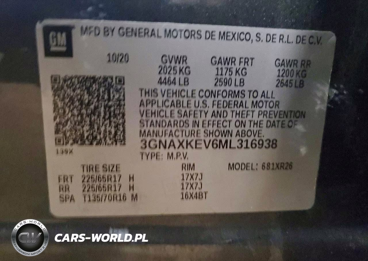 2021 Chevrolet Equinox Lt VIN:3GNAXKEV6ML316938 - 13