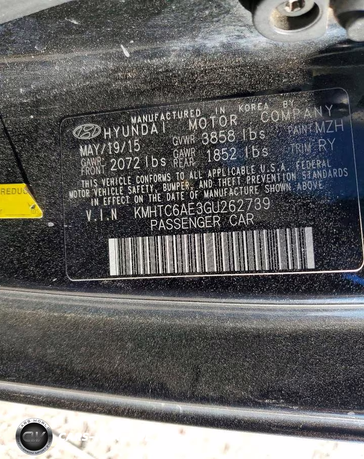 2016 Hyundai Veloster Turbo VIN:KMHTC6AE3GU262739 - 13