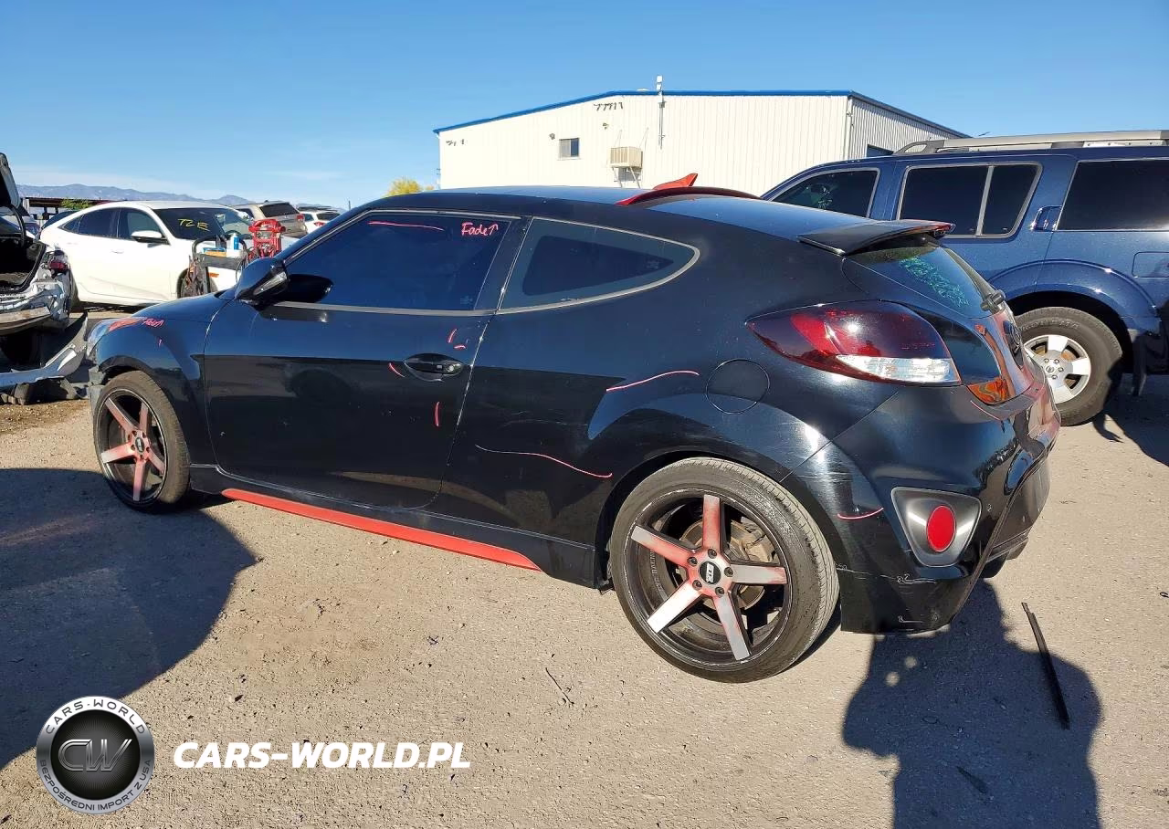2016 Hyundai Veloster Turbo VIN:KMHTC6AE3GU262739 - 2