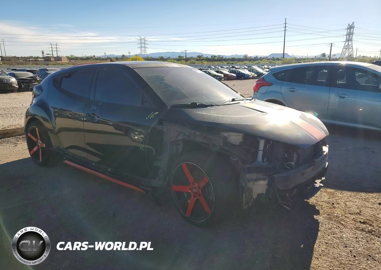2016 Hyundai Veloster Turbo VIN:KMHTC6AE3GU262739 - 4