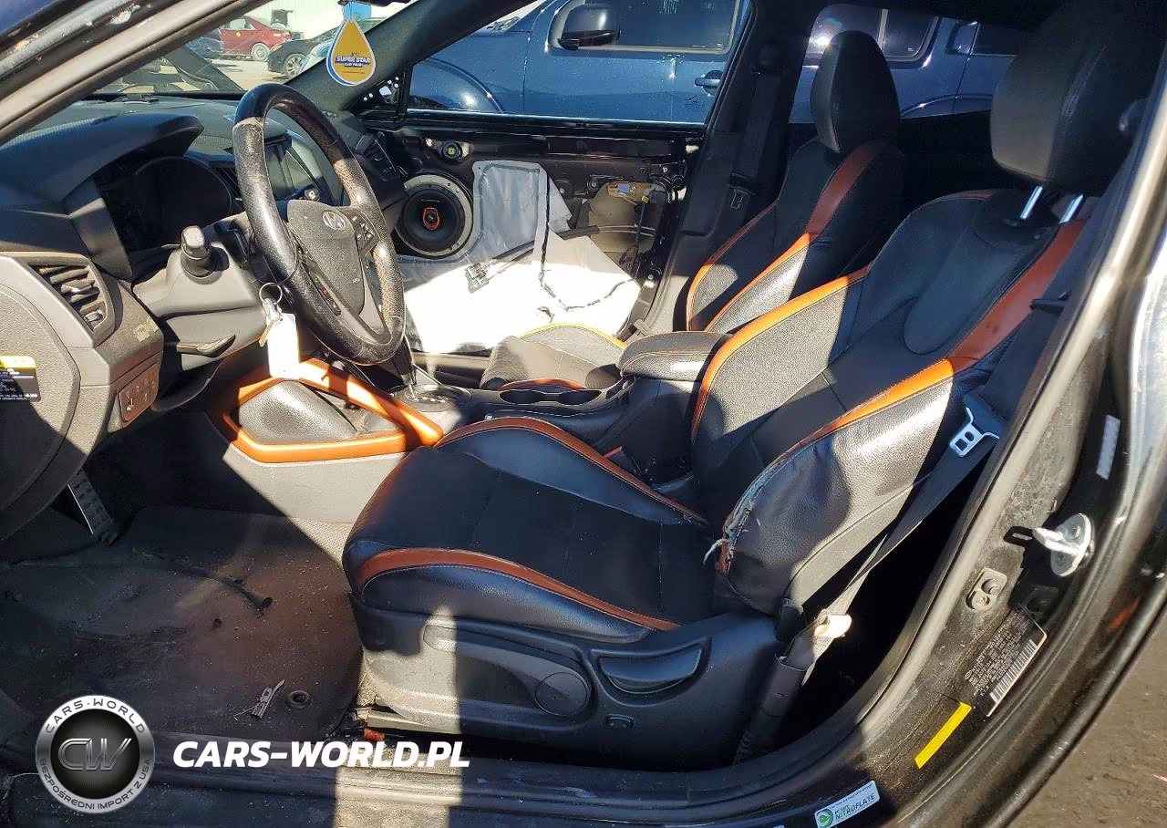 2016 Hyundai Veloster Turbo VIN:KMHTC6AE3GU262739 - 7