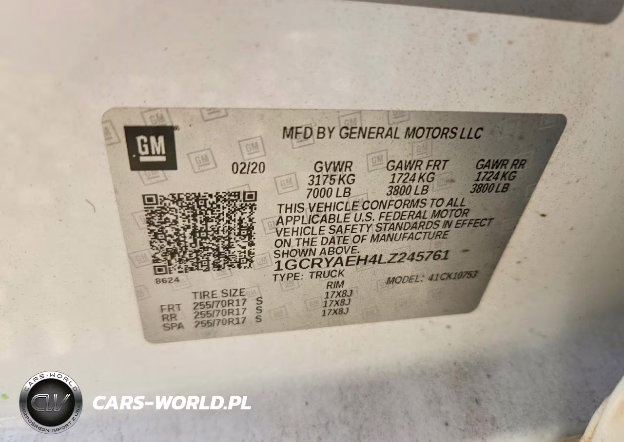 2020 Chevrolet Silverado K1500 VIN:1GCRYAEH4LZ245761 - 13