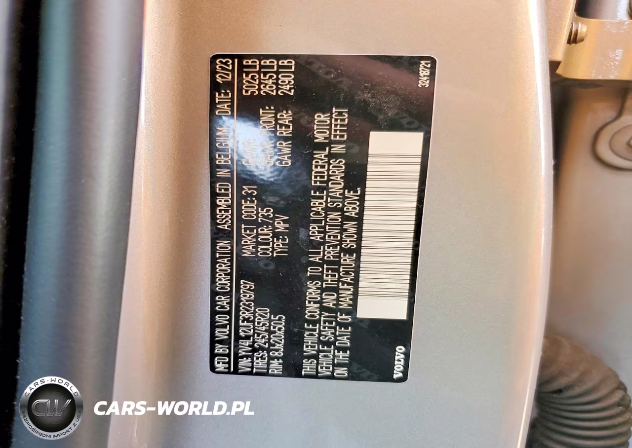 2024 Volvo Xc40 Ultimate VIN:YV4L12UF3R2319797 - 13