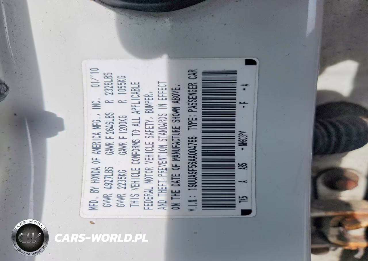2010 Acura Tl VIN:19UUA9F56AA004766 - 13