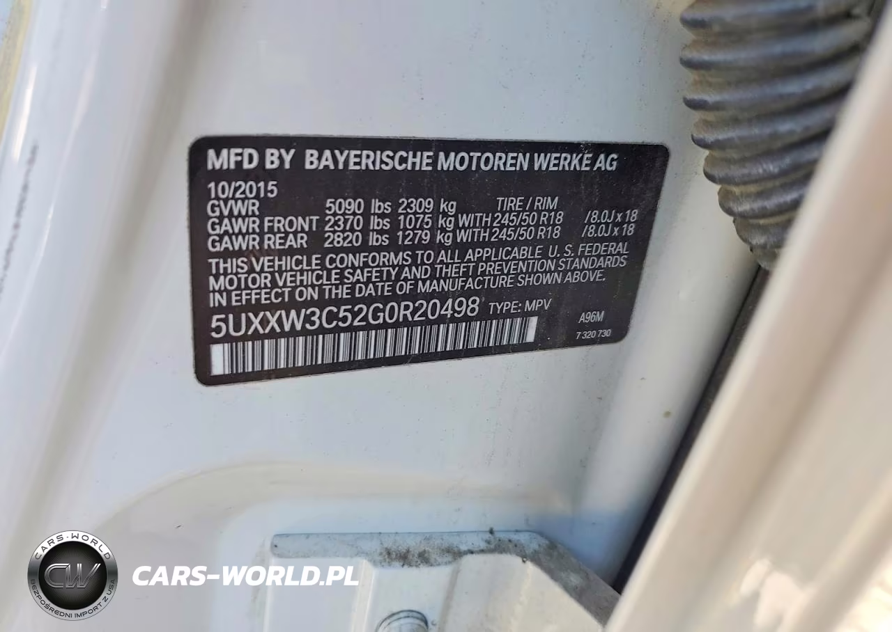 2016 BMW X4 xDrive28I VIN:5UXXW3C52G0R20498 - 13
