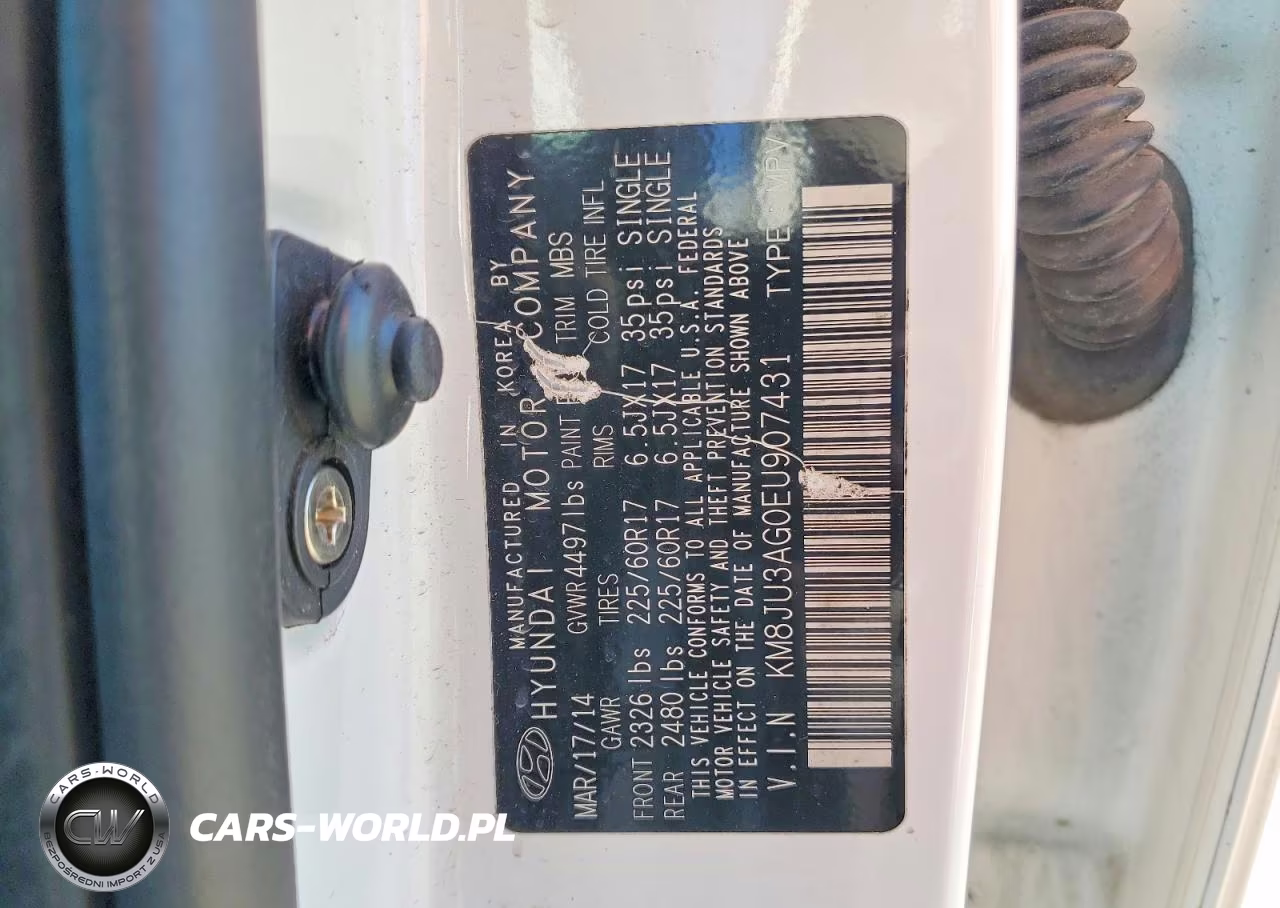 2014 Hyundai Tucson Se VIN:KM8JU3AG0EU907431 - 13