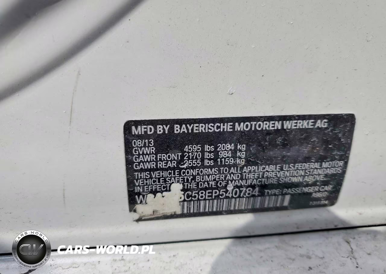 2014 BMW 328 Xi Sulev VIN:WBA3B5C58EP540784 - 12