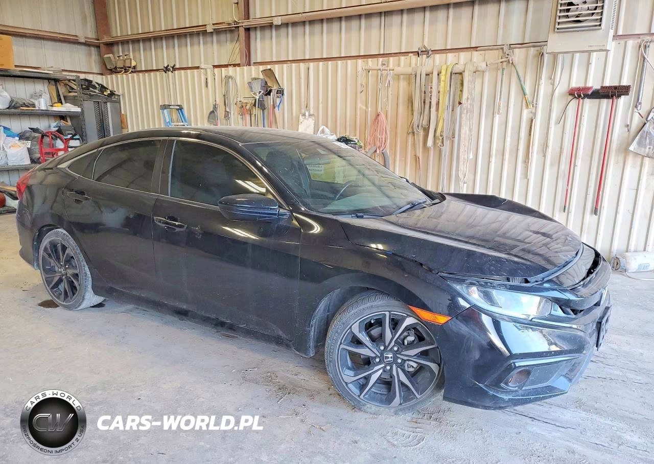 2019 Honda Civic Sport VIN:19XFC2F84KE033104 - 4