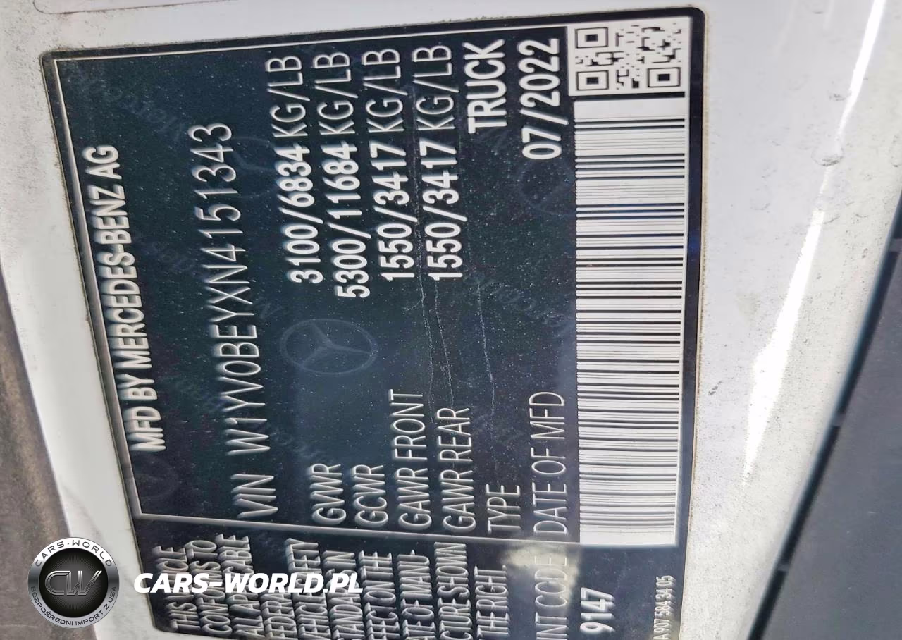 2022 Mercedes Benz Metris Delivery Van VIN:W1YV0BEYXN4151343 - 13