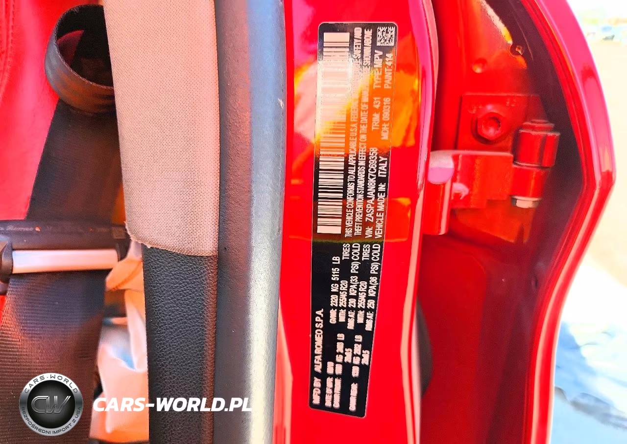 2019 Alfa Romeo Stelvio VIN:ZASPAJAN8K7C69358 - 13