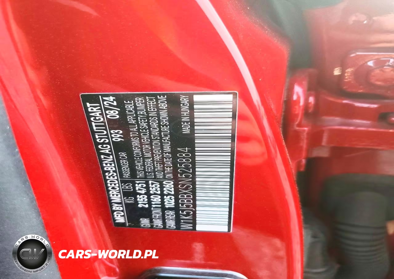 2025 Mercedes-Benz Cla Amg 35 4Matic VIN:W1K5J5BBXSN525884 - 12