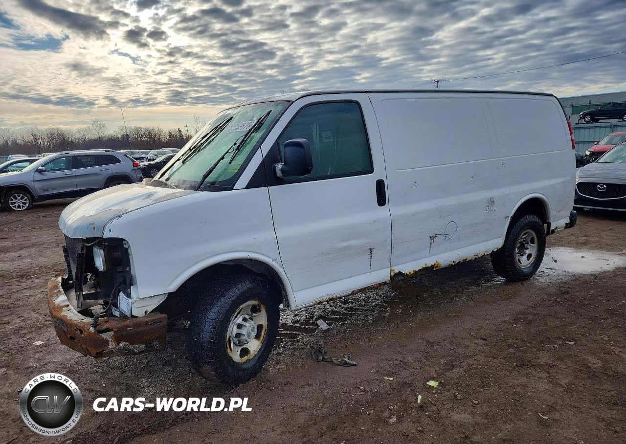 2008 Chevrolet Express G2500 Delivery Van VIN:1GCGG25C581104207 - 1