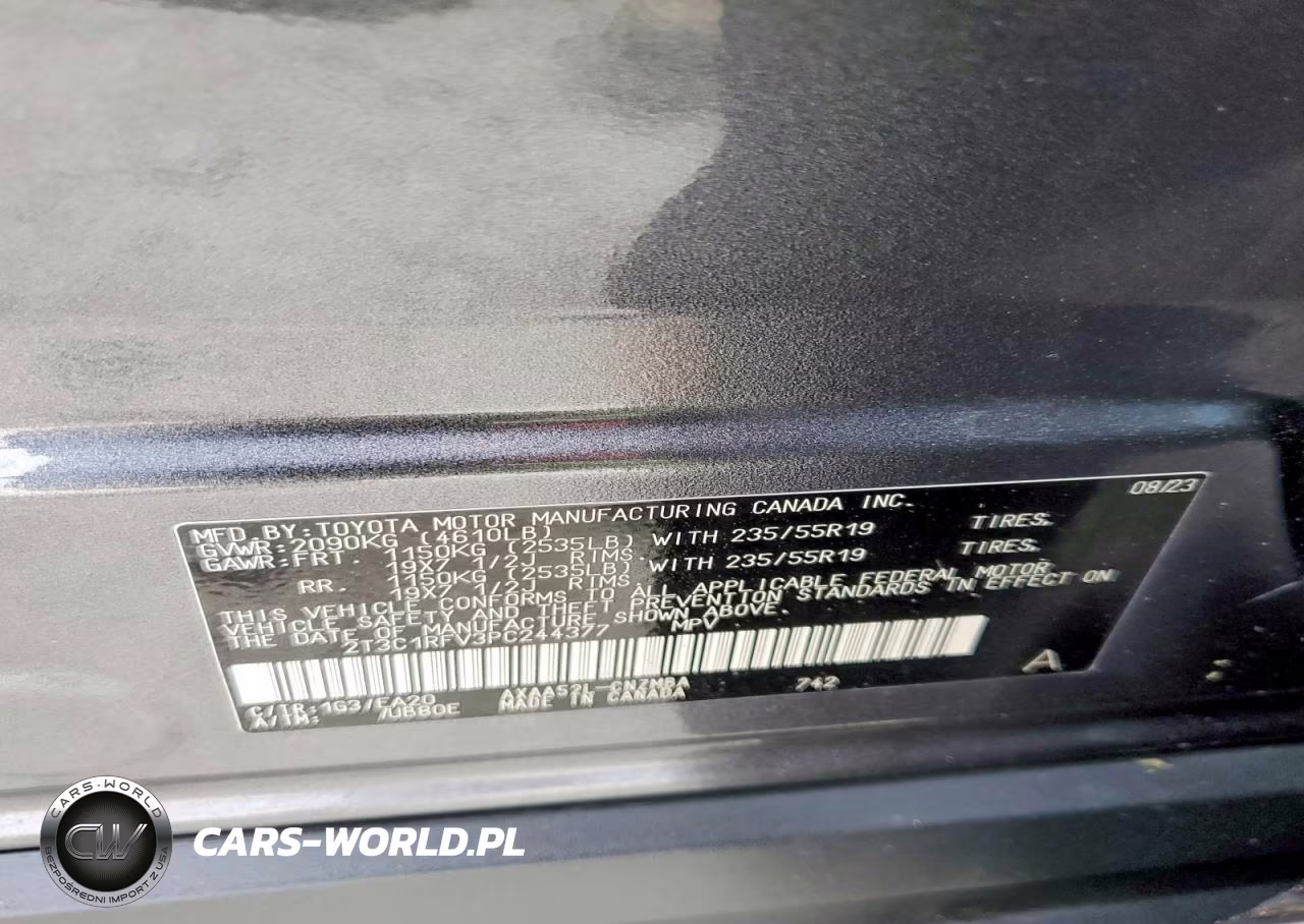 2023 Toyota Rav4 Xle Premium VIN:2T3C1RFV3PC244377 - 13