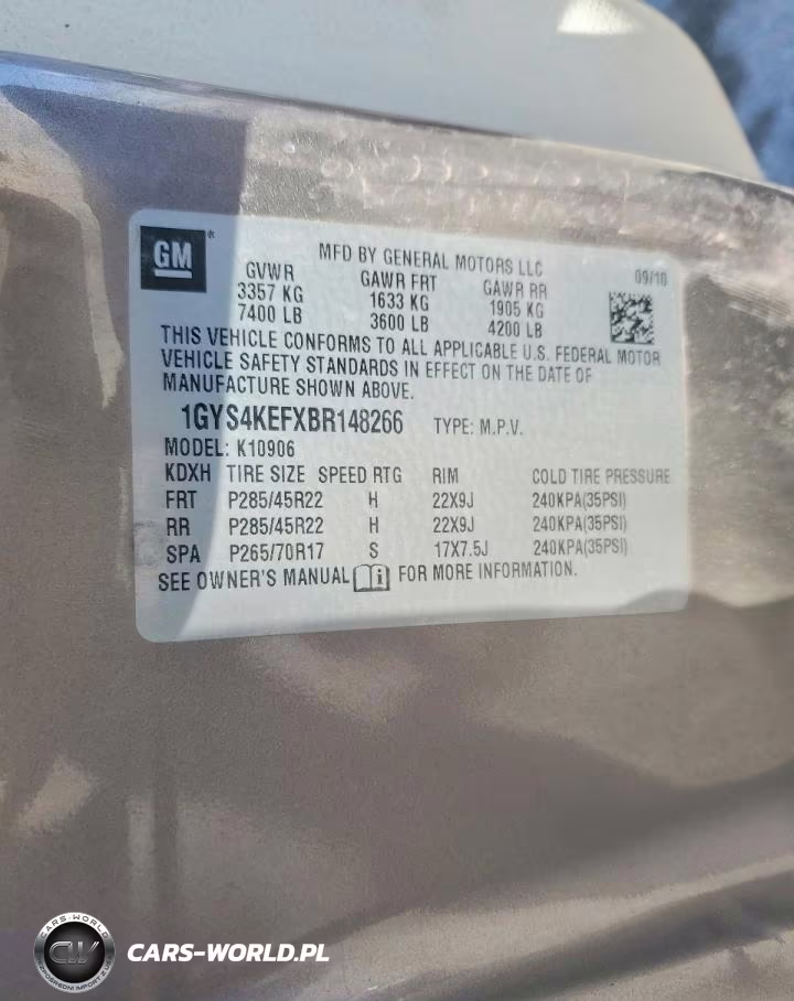 2011 Cadillac Escalade Esv Platinum VIN:1GYS4KEFXBR148266 - 13