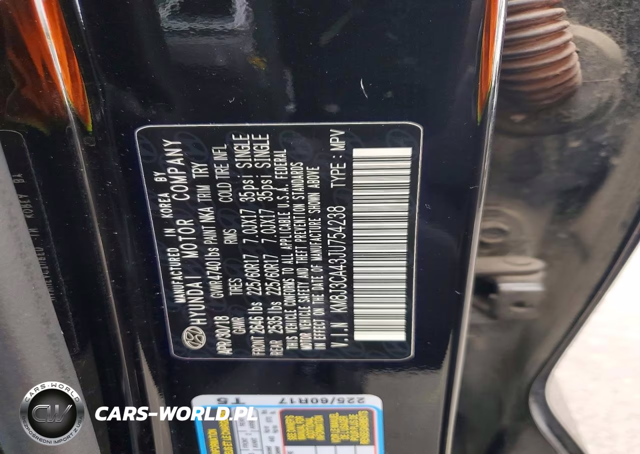 2018 Hyundai Tucson Sel VIN:KM8J3CA43JU754238 - 13