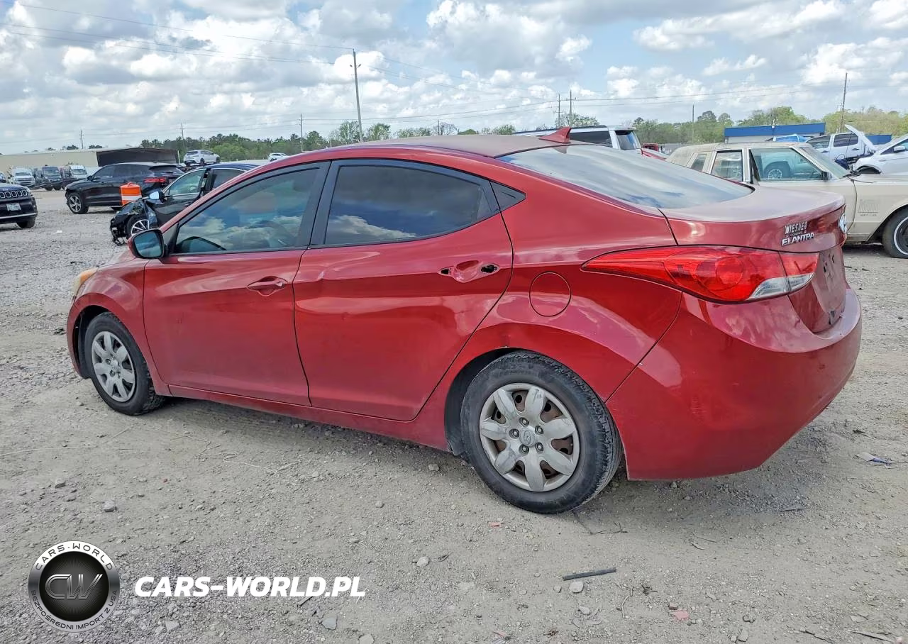 2012 Hyundai Elantra Gls VIN:KMHDH4AE5CU267705 - 2