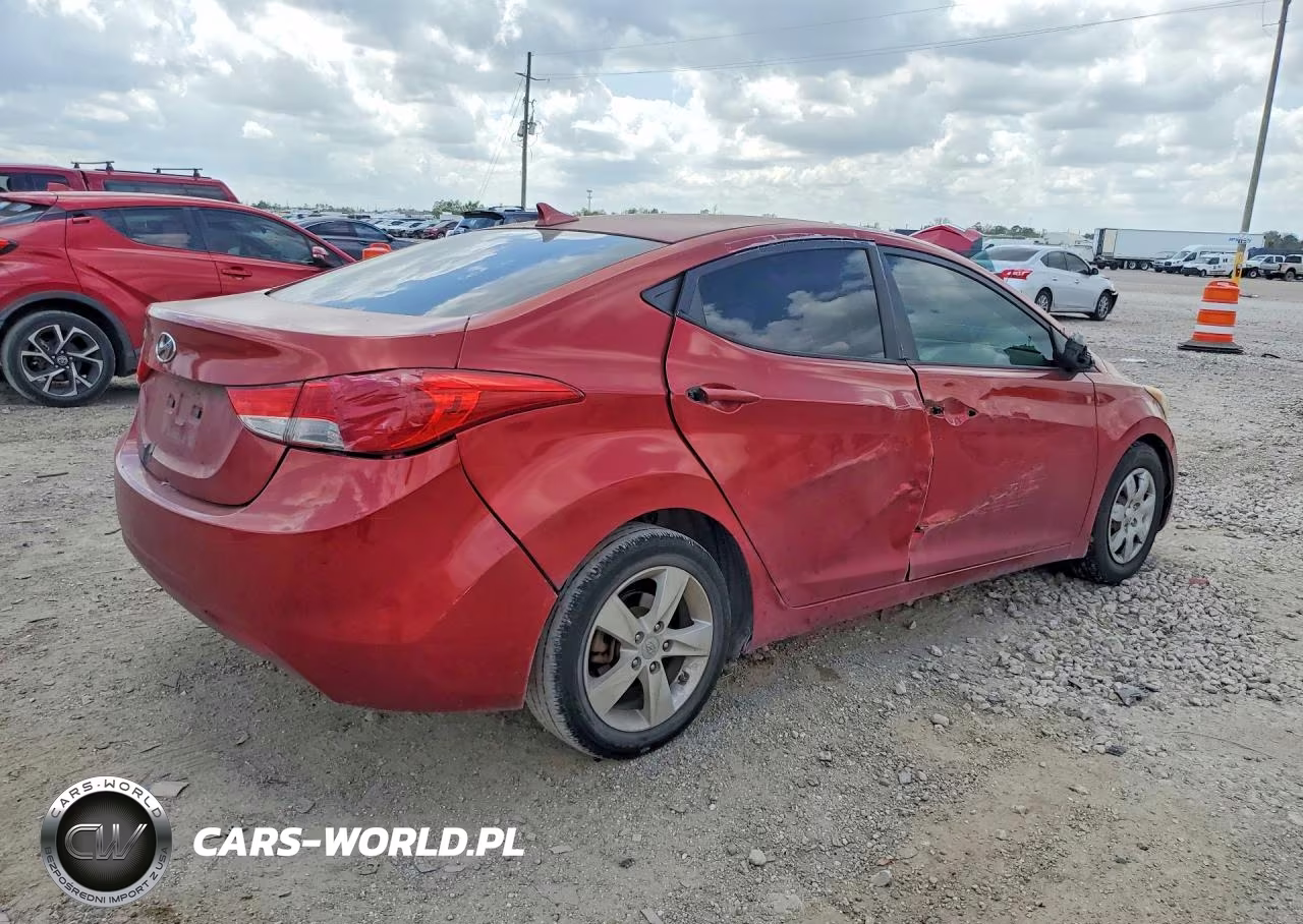 2012 Hyundai Elantra Gls VIN:KMHDH4AE5CU267705 - 3