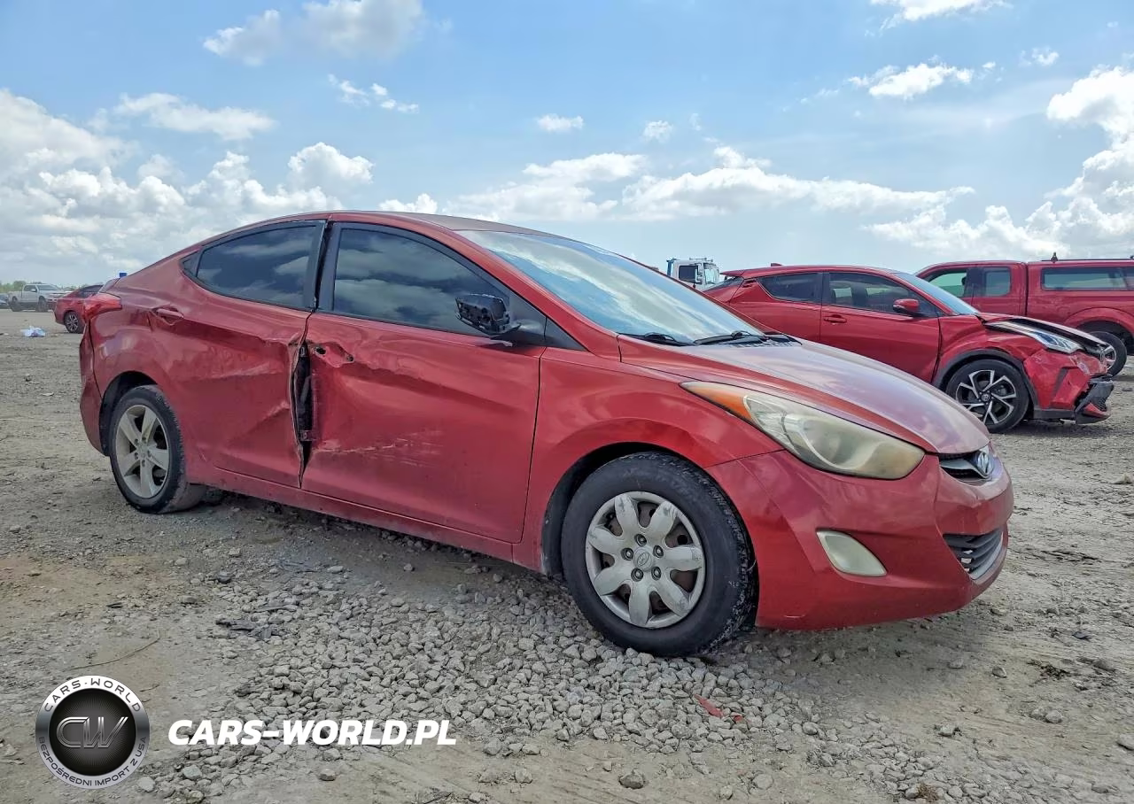 2012 Hyundai Elantra Gls VIN:KMHDH4AE5CU267705 - 4