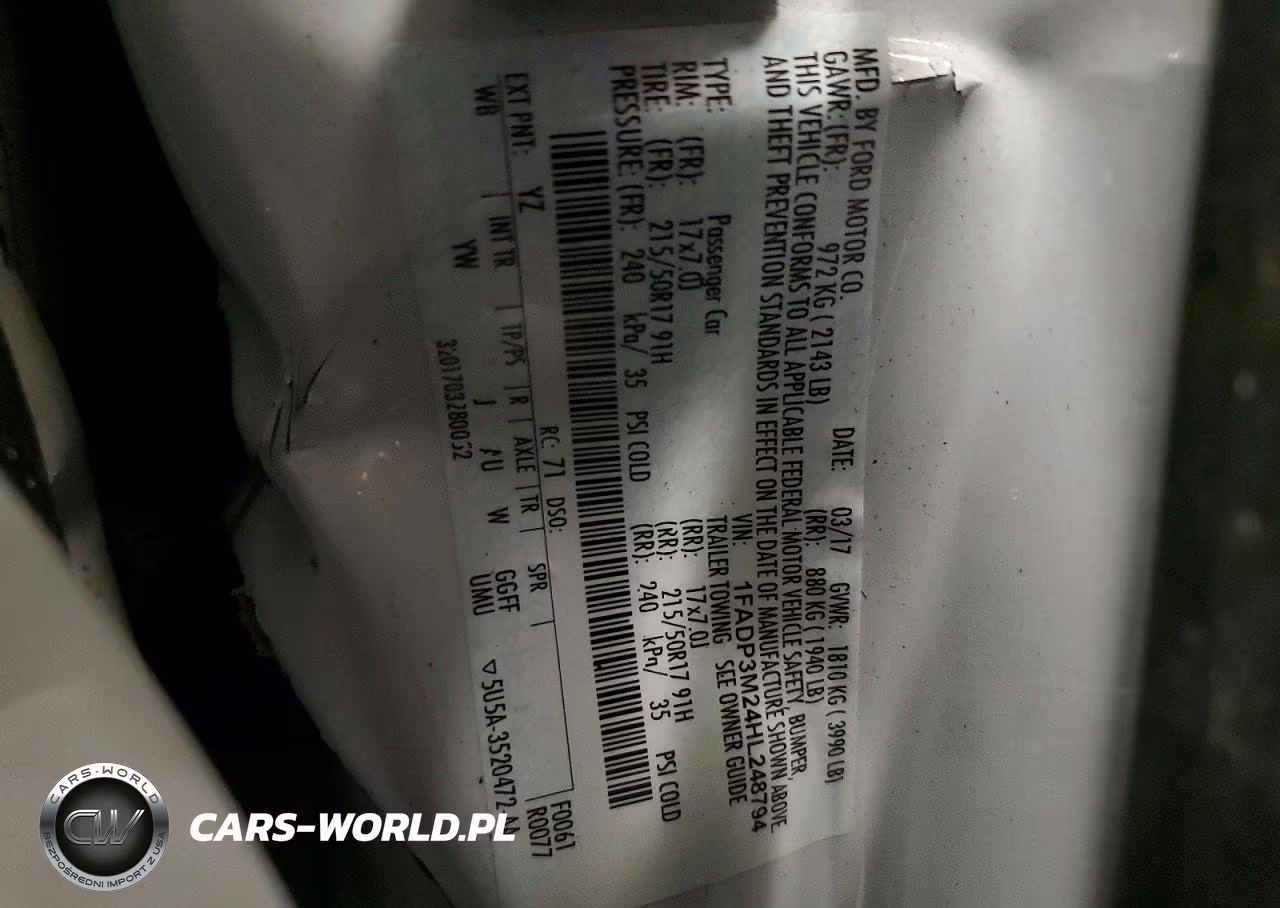 2017 Ford Focus Sel VIN:1FADP3M24HL248794 - 13