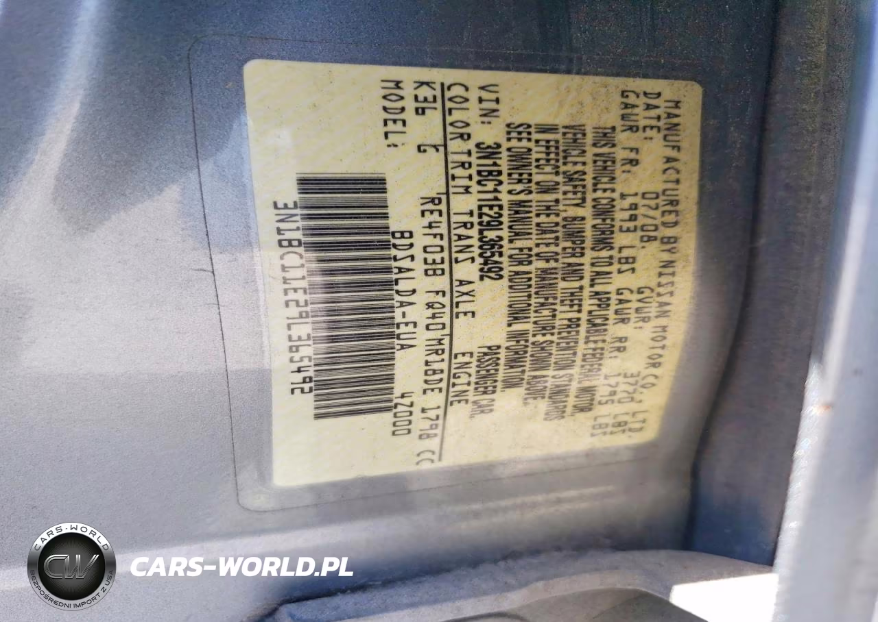 2009 Nissan Versa 1.8 S VIN:3N1BC11E29L365492 - 12