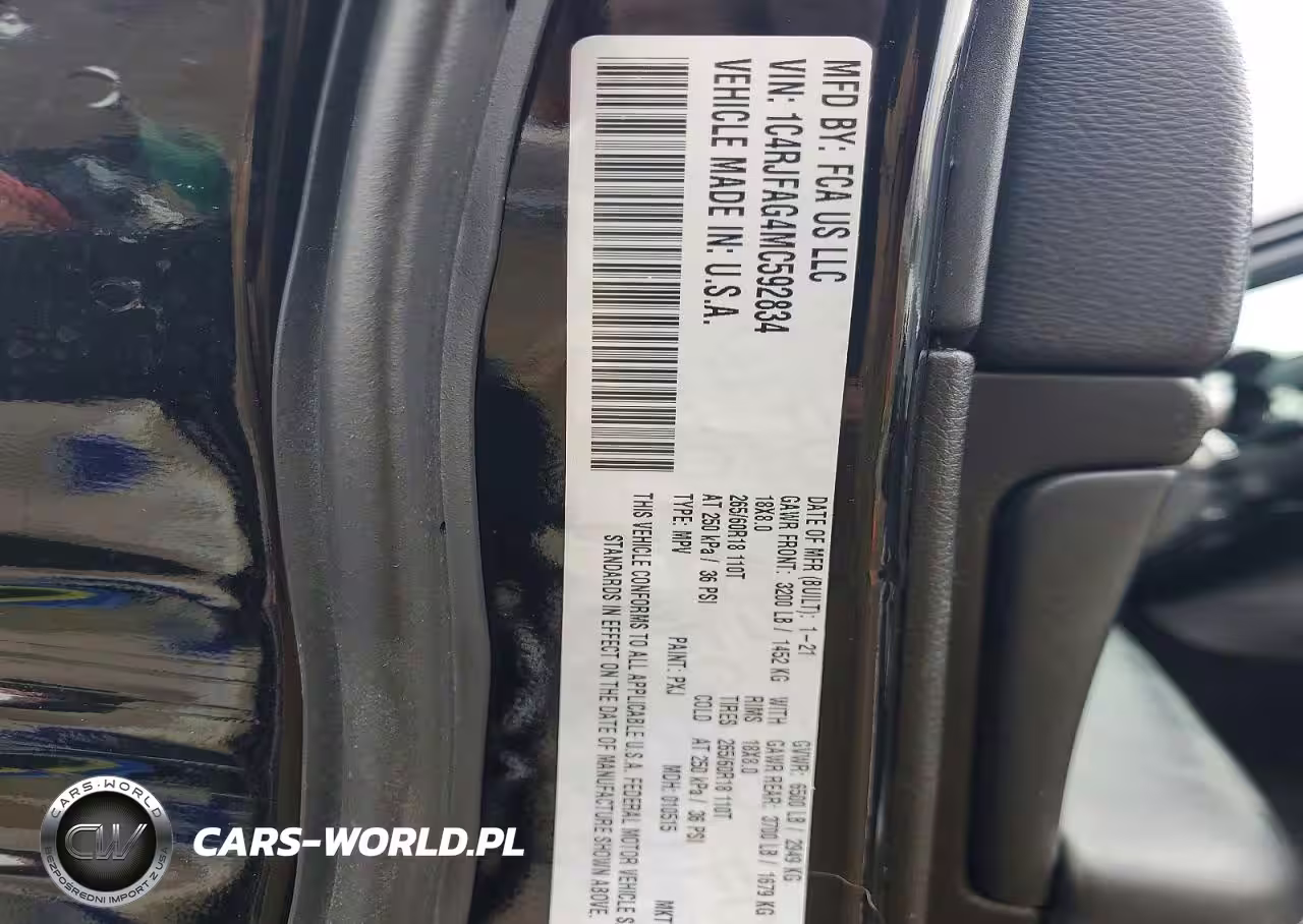 2021 Jeep Grand Cherokee Laredo VIN:1C4RJFAG4MC592834 - 13