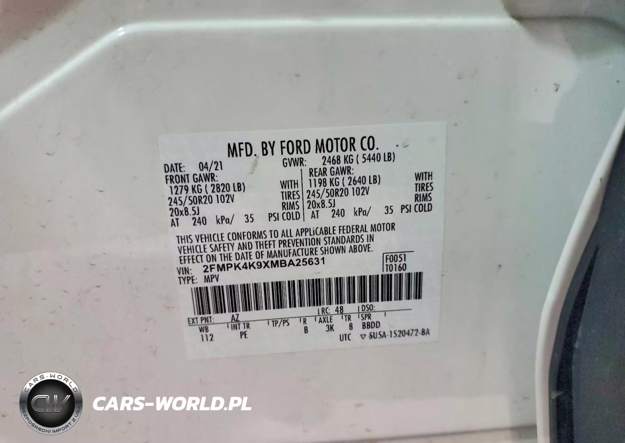 2021 Ford Edge Titanium VIN:2FMPK4K9XMBA25631 - 13