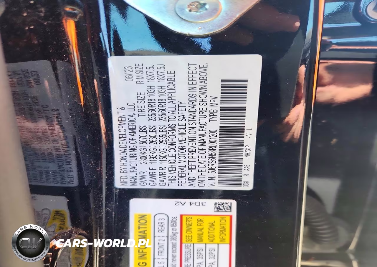 2024 Honda Cr-V Sport VIN:5J6RS6H58RL001200 - 14